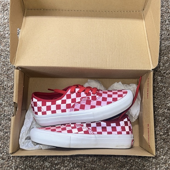Vans Authentic Pro Red Reflective Checkered ultra cushion HD sz 4.5m/6.5m - Picture 6 of 6